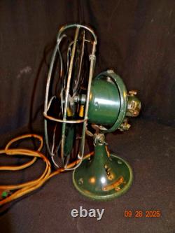 Antique 1920's GE General Electric 10 Oscillating Tilting Table/desk Fan