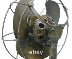 Antique 1933 GE General Electric 10 Art Deco Quiet Fan Modernist Design Runs