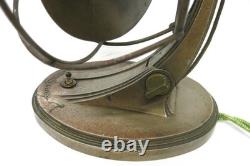 Antique 1933 GE General Electric 10 Art Deco Quiet Fan Modernist Design Runs