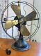 Antique Desk Fan Fitzgerald Star Rite 13 3-speed Repair Restore Powers Up