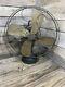 Antique Ge 16 Brass Blades Fan No. 75425 As-is! For Parts! Restore