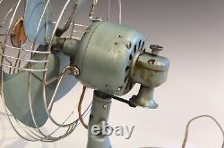 Antique GE Fan 3 Speed Oscillating Electric Machine Old Vintage Ex Condition 12