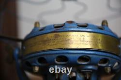 Antique GE Fan Pancake Motor Brass Blade vintage General Electric Parts Repair