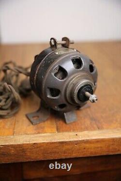 Antique GE General Electric Motor Fan Base tool industrial utility Vintage