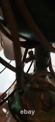 Antique GENERAL ELECTRIC Oscillating 16 Blade Fan Type AOU GE Fan 3 Speed READ
