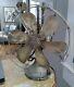 Antique General Electric 12 Star Oscillating Fan 6 Brass Blades And Guard 78777