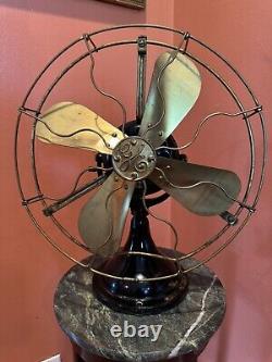 Antique General Electric Blade Blade Tabletop Fan -Working