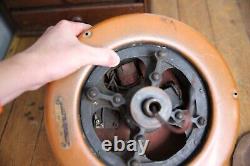 Antique General Electric Ceiling Fan Motor Cast Iron Vintage Parts Restoration