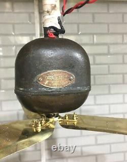 Antique General Electric Co Ltd London Ceiling Fan Volt 200 AC