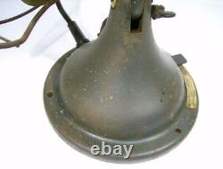 Antique General Electric GE 13 Brass Blade Oscillating Fan 272058