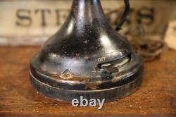 Antique General Electric GE Brass Blade Fan Industrial Brass Cage 12 Vintage