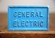 Antique General Electric Ge Emblem Industrial Fan Plaque Sign Cast Metal Vintage