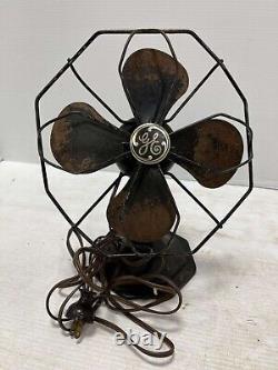 Antique General Electric GE Octagon Cage Fan