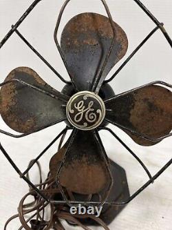 Antique General Electric GE Octagon Cage Fan