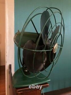 Antique Green General Electric GE Vintage Fan