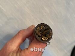 Antique Old General Electric GE Type AOU 4 Brass Blade Oscillating Desk Fan 16