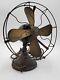 Antique Old General Electric Ge Type Avv 4 Brass Blade Oscillating Desk Fan