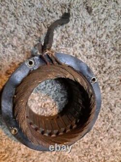 Antique VTG General Electric GE Brass Blade Fan Motor Stator