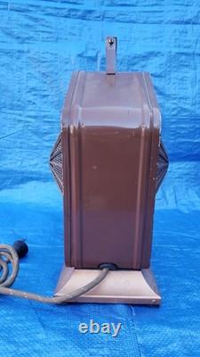 Antique Vintage Electric Heater Fan GE Hotpoint Art Deco Works General Electric