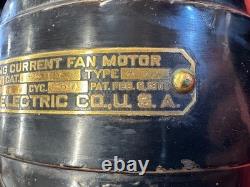 Antique Vintage General Electric GE 3 Speed Oscillating Table Desk Fan 146079
