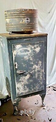 Antique Vintage General Electric Monitor Top Refrigerator