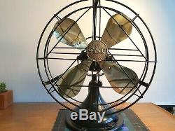 Antique / vintage General Electric Company GEC art deco electric desk fan