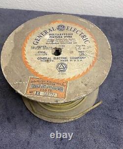 Antique vintage General Electric wire spool