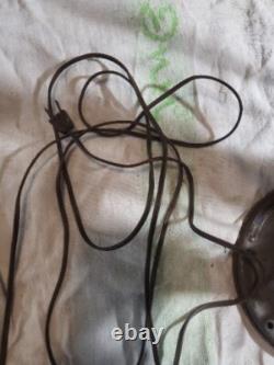 BIG Vintage GE General Electric Vortalex 18 3 Speed Metal Cage Oscillating Fan