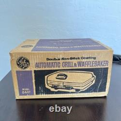 BRAND NEW IN BOX? VINTAGE 1970's GE G44T waffle Maker Made In USA