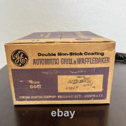 BRAND NEW IN BOX? VINTAGE 1970's GE G44T waffle Maker Made In USA