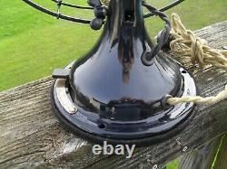 Beautiful Restored Antique GE General Electric brass blade electric fan look