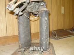 Bipolar electric motor circa 1880s antique belt driven dynamo, early not Edison