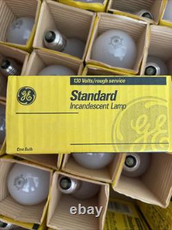 Bulb, Rough Service, New Vintage GE 150W, 2065 Lumen, Price For (50) shipping 60