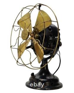 Circa 1907 12 Trunnion Mount GE Pancake Desk Fan