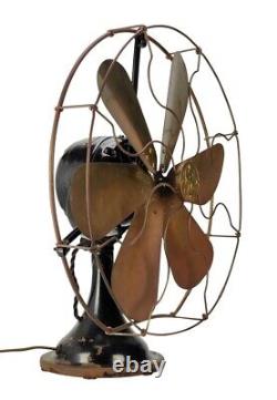 Circa 1914 16 6 blade GE SMY Desk Fan