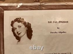 Dorothy Kilgallen Generalelectric Vntg Celebrity Art Print The Blue Fireman