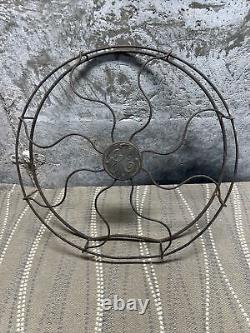 FAN CAGE ONLY Antique Steel Cage For Brass Blade Fan General Electric GE