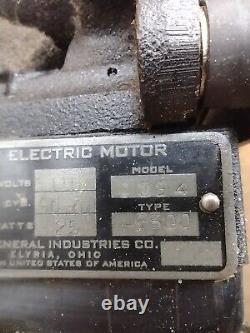 Flyer Electric Motor 78 /33 rpm Turntable Vintage General Industries 2DG4 WORKS