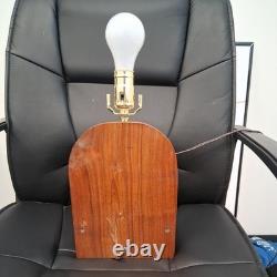 G. E General Electric Type I-50-A Meter Table Lamp Vintage turns when powered on