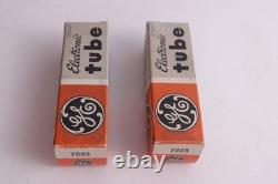 GE 7868 Vacuum Tubes Pair Original Boxes Tested / Strong Vintage USA