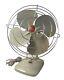 Ge Fan General Electric Gray Oscillating Working Vintage 1950's