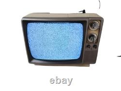 GE General Electric 12XR5104S TV 12 Portable Television Vintage 1984