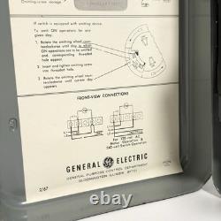 GE General Electric 24 Hour Dial Control Time Switch CR121A With Box Vintage GE General Electric 24 Hour Dial Control Time Switch CR121A With Box Vintage