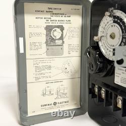 GE General Electric 24 Hour Dial Control Time Switch CR121A With Box Vintage