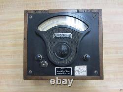 GE General Electric 3281693 Antique Frequency Meter Vintage Industrial