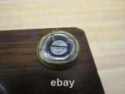 GE General Electric 3883854 Vintage Watt Meter witho Lid Cracked Face