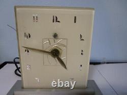 GE General Electric Art Deco Breton Clock Model 4H72 Works