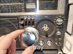 GE General Electric Model 7-2990A Portable 6 Band AM/FM Shortwave SW Radio WORKS