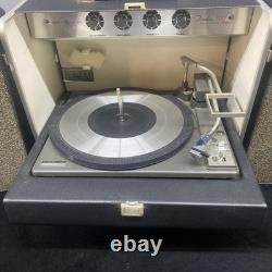 GE General Electric Trimline 500 Stereo Portable Record Player Working READ