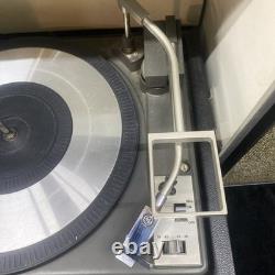 GE General Electric Trimline 500 Stereo Portable Record Player Working READ